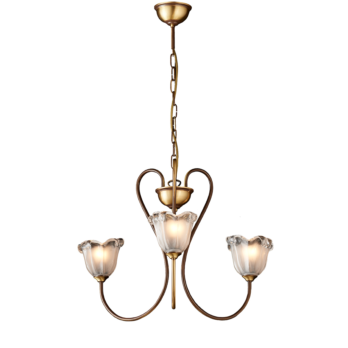 Κλασικό φωτιστικό με κρύσταλλα Μουράνο ΝΑΞΟΣ-1 classic chandelier with Murano crystals