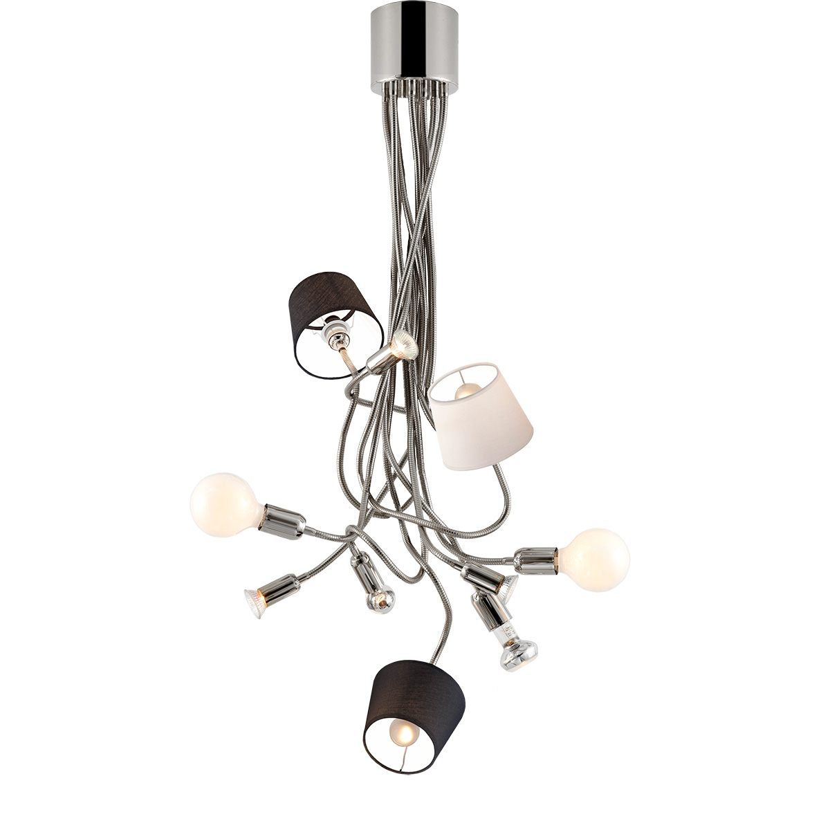 Μοντέρνο 10φωτο φωτιστικό FLEX 10-bulb chandelier