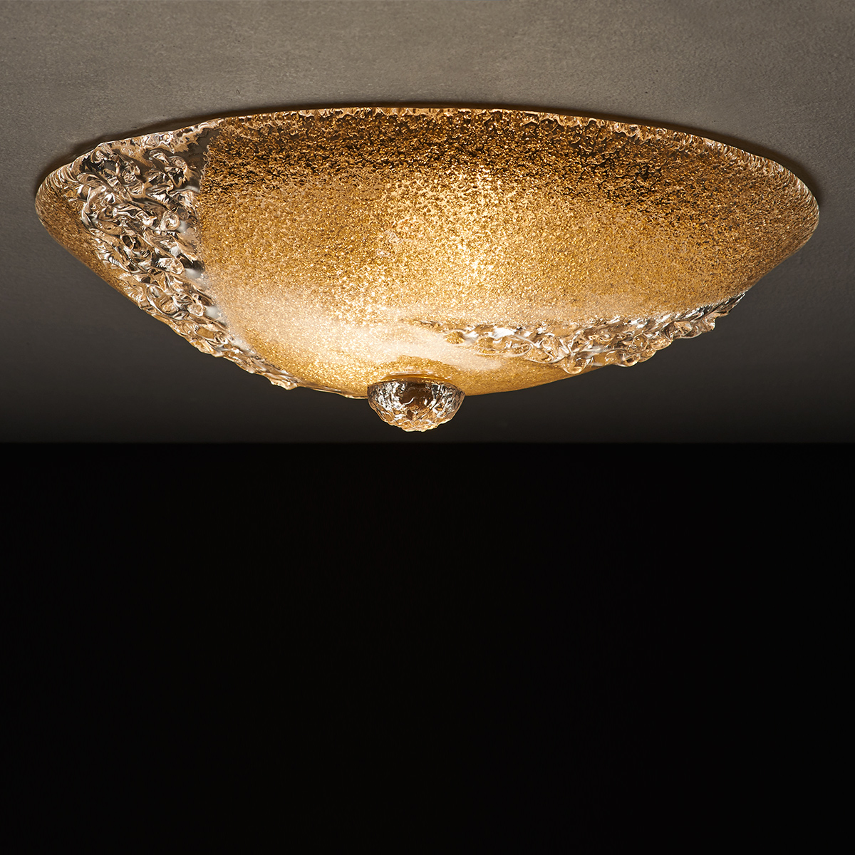 Πλαφονιέρα από κρύσταλλο Μουράνο BELLA classic Murano crystal ceiling lamp