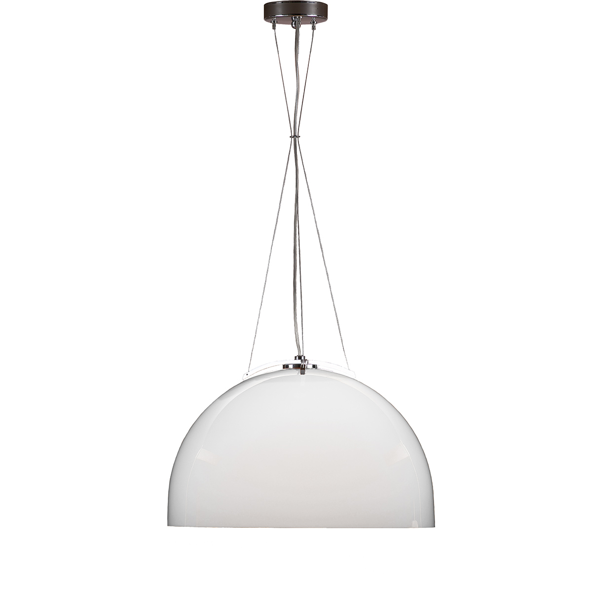 Μοντέρνο φωτιστικό Μουράνο λευκό MARS modern white Murano suspension lamp