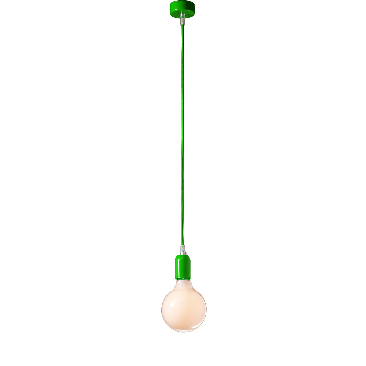 Μοντέρνο πράσινο μονόφωτο ΚΑΛΩΔΙΑ modern green suspension lamp
