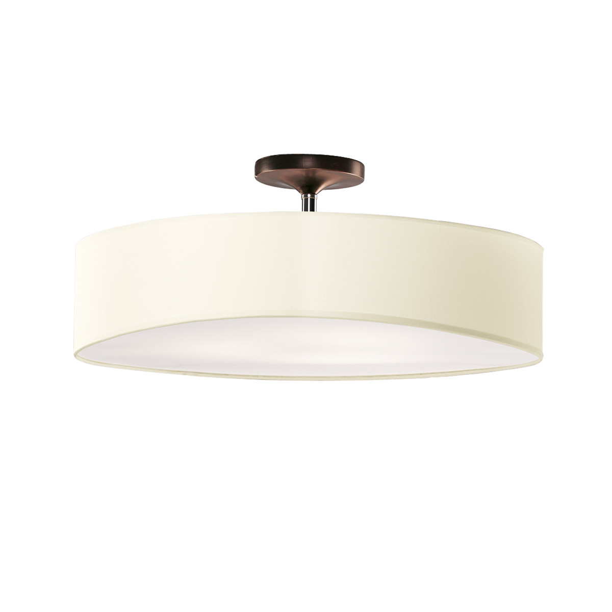 Φωτιστικό ημιοροφής με μπεζ καπέλο DISCO ZEN ceiling lamp with beige shade