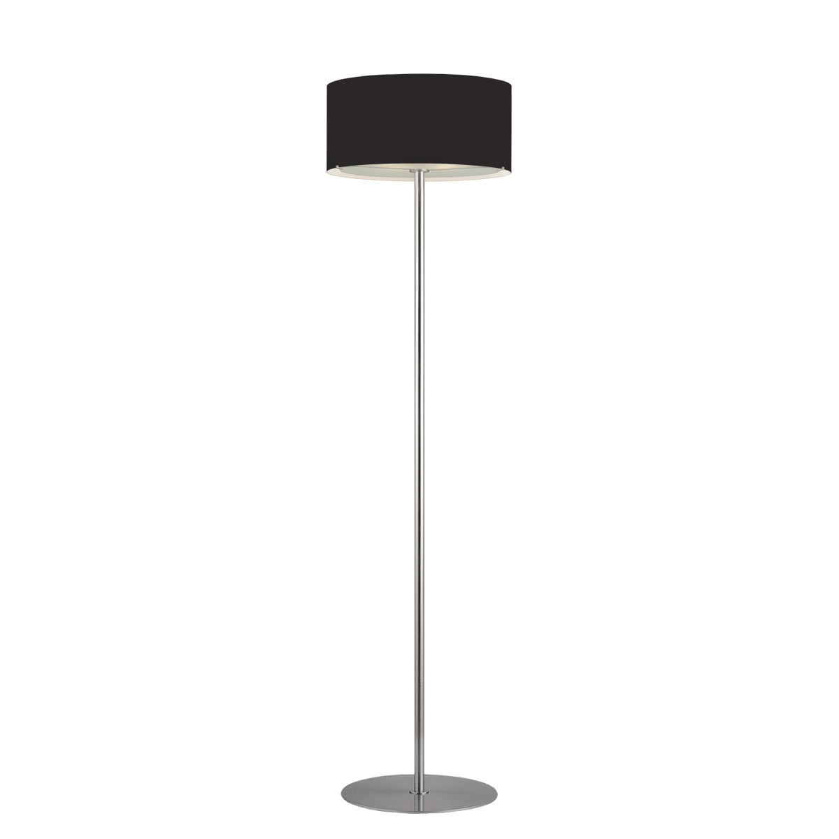 Μοντέρνο φωτιστικό δαπέδου Μουράνο ΚΥΛΙΝΔΡΟΙ modern black Murano floor lamp