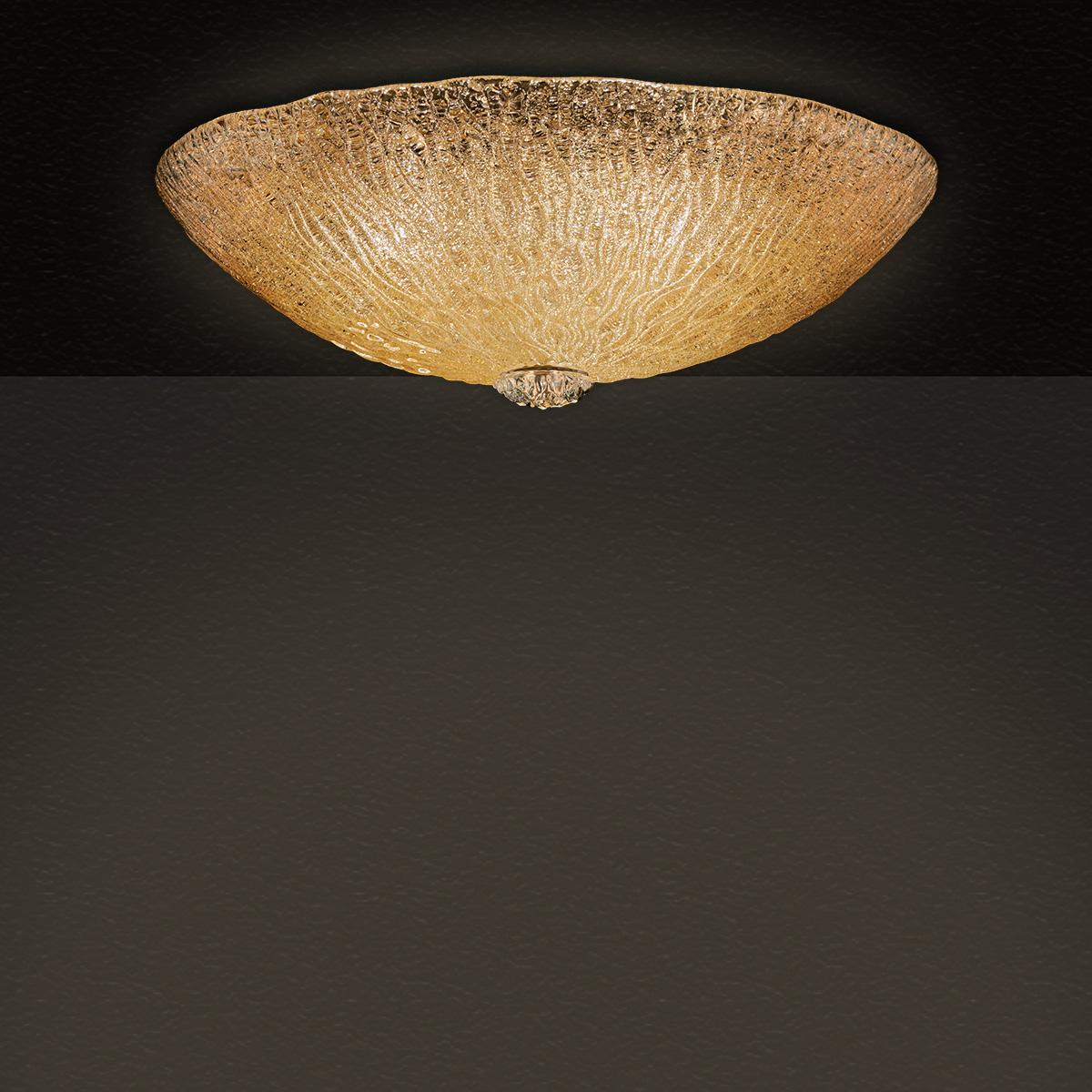 Κλασικό φωτιστικό οροφής Μουράνο ΚΥΜΑΤΑ classic murano ceiling lamp