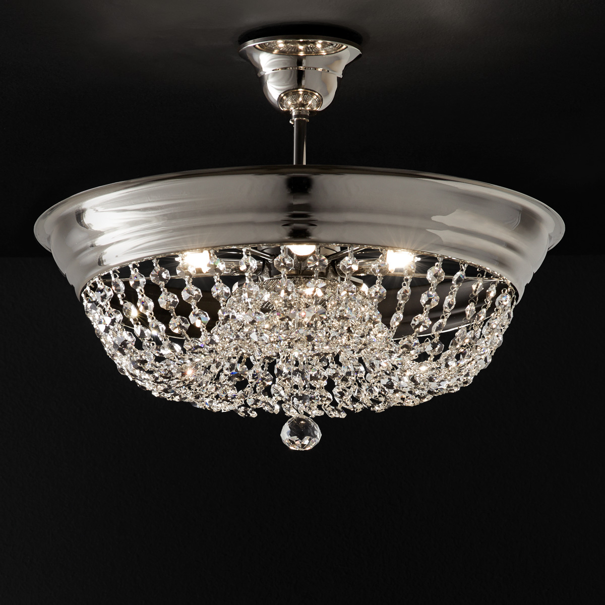 Φωτιστικό οροφής με κρύσταλλα ΑΡΤΕΜΙΣ ceiling lamp with crystal accents