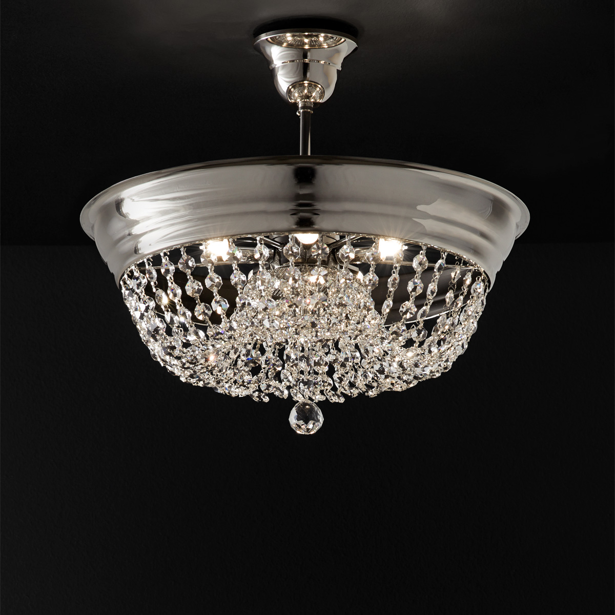 Κλασικό φωτιστικό οροφής με κρύσταλλα ΑΡΤΕΜΙΣ classic ceiling lamp with crystal accents