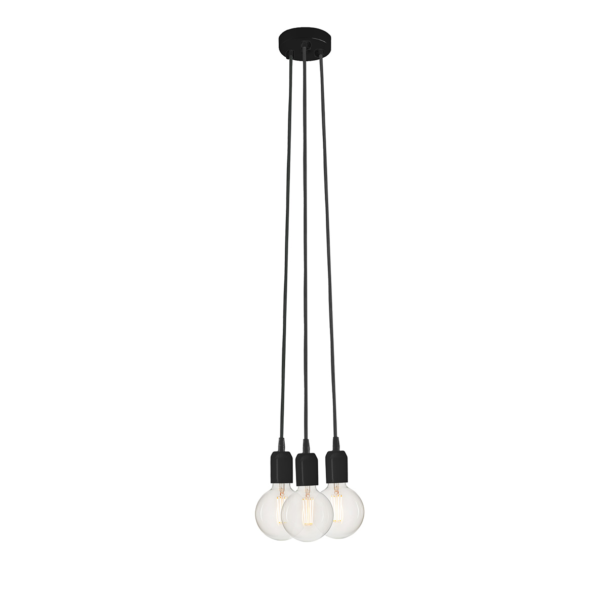 Μοντέρνο 3φωτο φωτιστικό ΚΑΛΩΔΙΑ modern 3-bulb pendant light