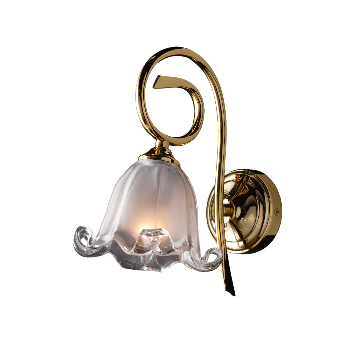 Ορειχάλκινο φωτιστικό τοίχου ΒΙΚΟΣ handmade classic wall lamp